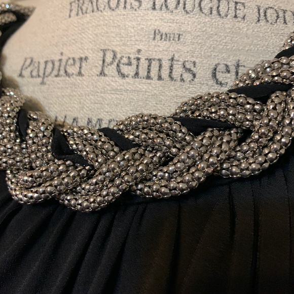 Black Dress with silver detail - Picture 2 of 6